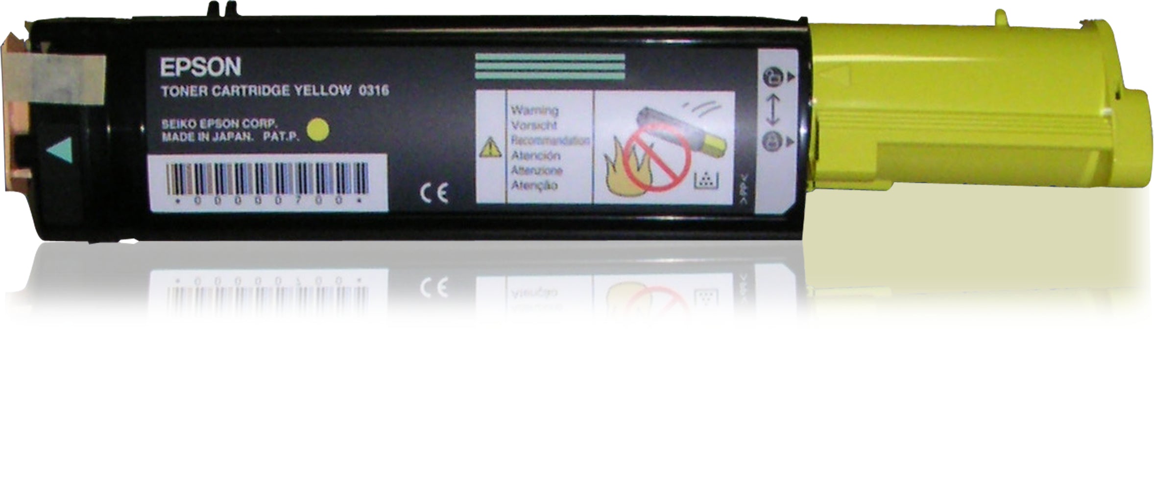Epson Toner S050316 – gelb, 5000 Seiten – für AcuLaser CX21N/CX21F/CX21C und andere