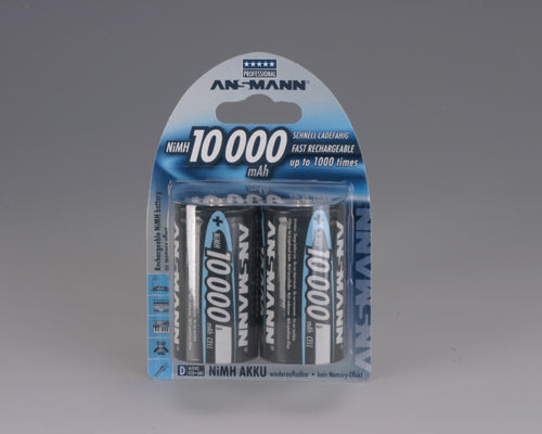 Ansmann Akku 1,2 V 10000 mAh 12,00 Wh Ni-MH