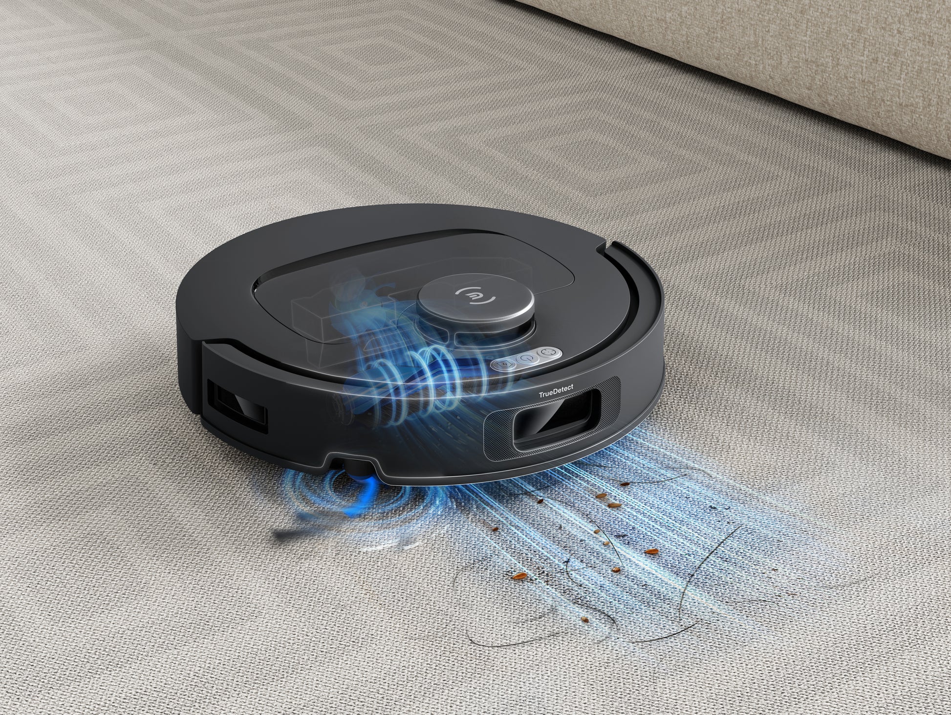 Ecovacs Saugroboter DEEBOT T30e OMNI, mit Absaugstation, mit Wischfunktion – 25000 Pa, 180 min, Höhe 100 mm