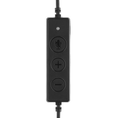 MediaRange MROS304 – Duo Headset – USB – Rauschunterdrückung, Stummschaltung, Lautstärkeregelung – Schwarz