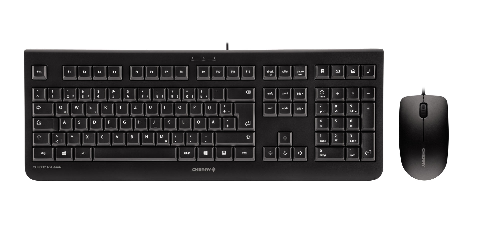 CHERRY Tastatur, kabelgebunden (USB), AZERTY (Belgisch) – für Windows, macOS & Linux