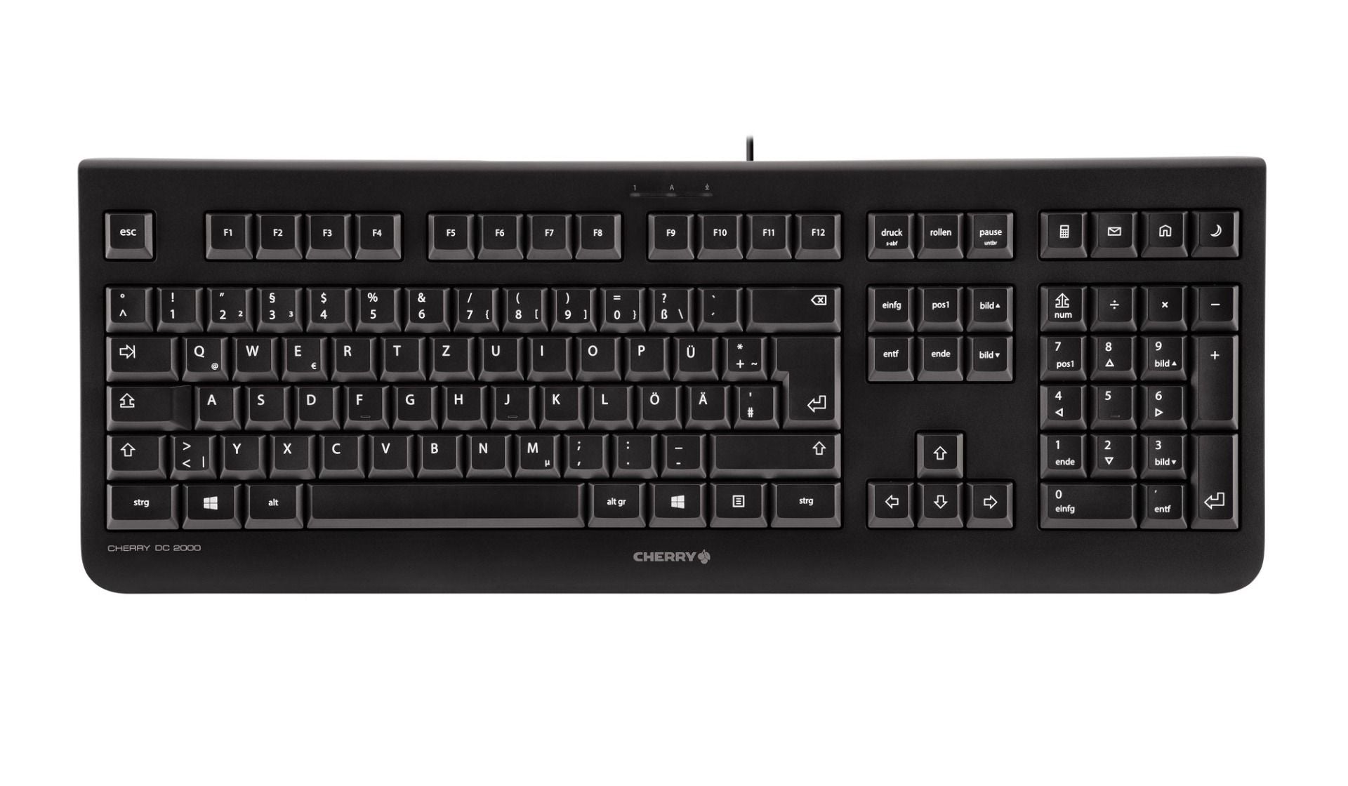 CHERRY Tastatur, kabelgebunden (USB), AZERTY (Belgisch) – für Windows, macOS & Linux