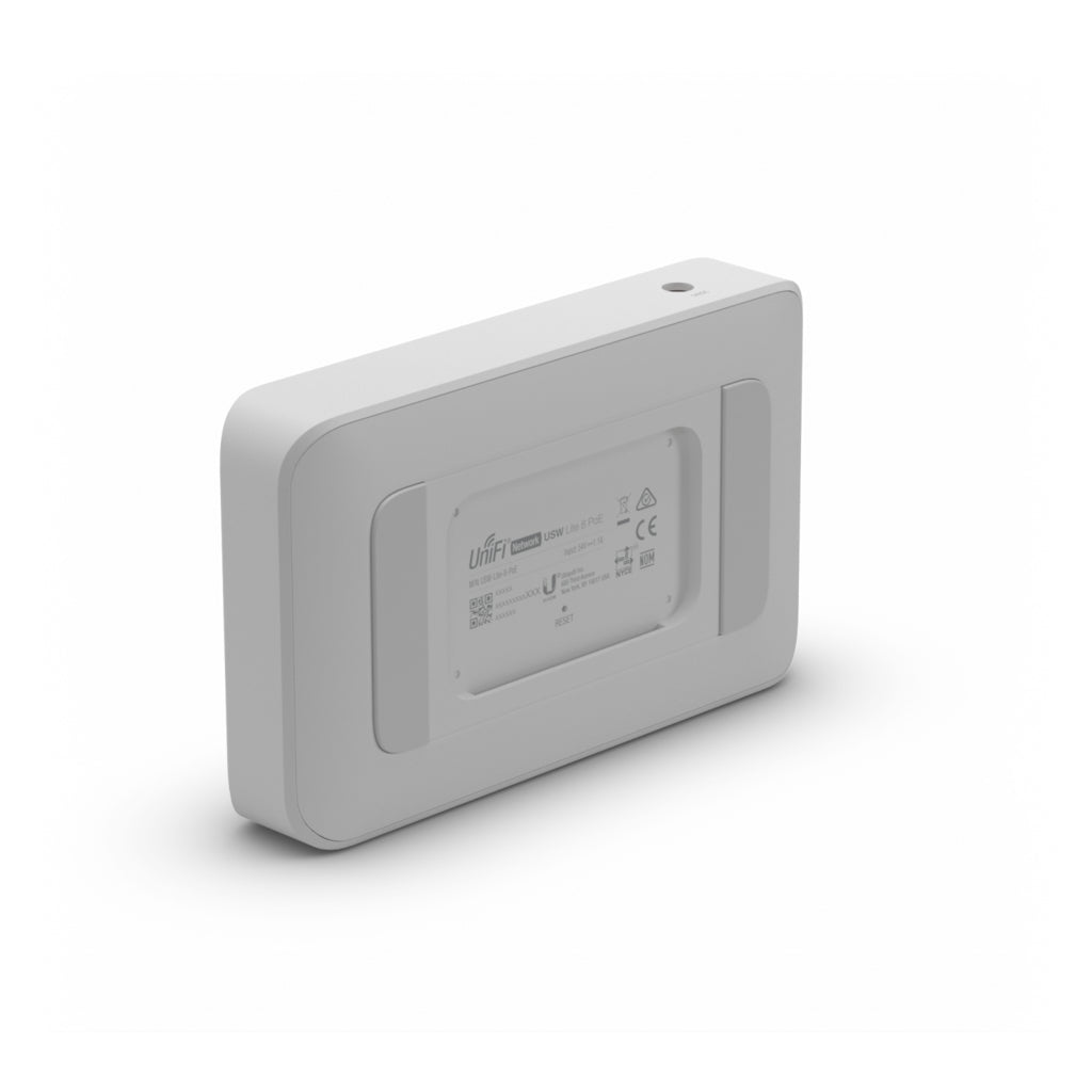 Ubiquiti UniFi Switch Lite 8 PoE – Managed L2 Switch – 8× 1G, 4× PoE+, Wandmontage, lüfterlos