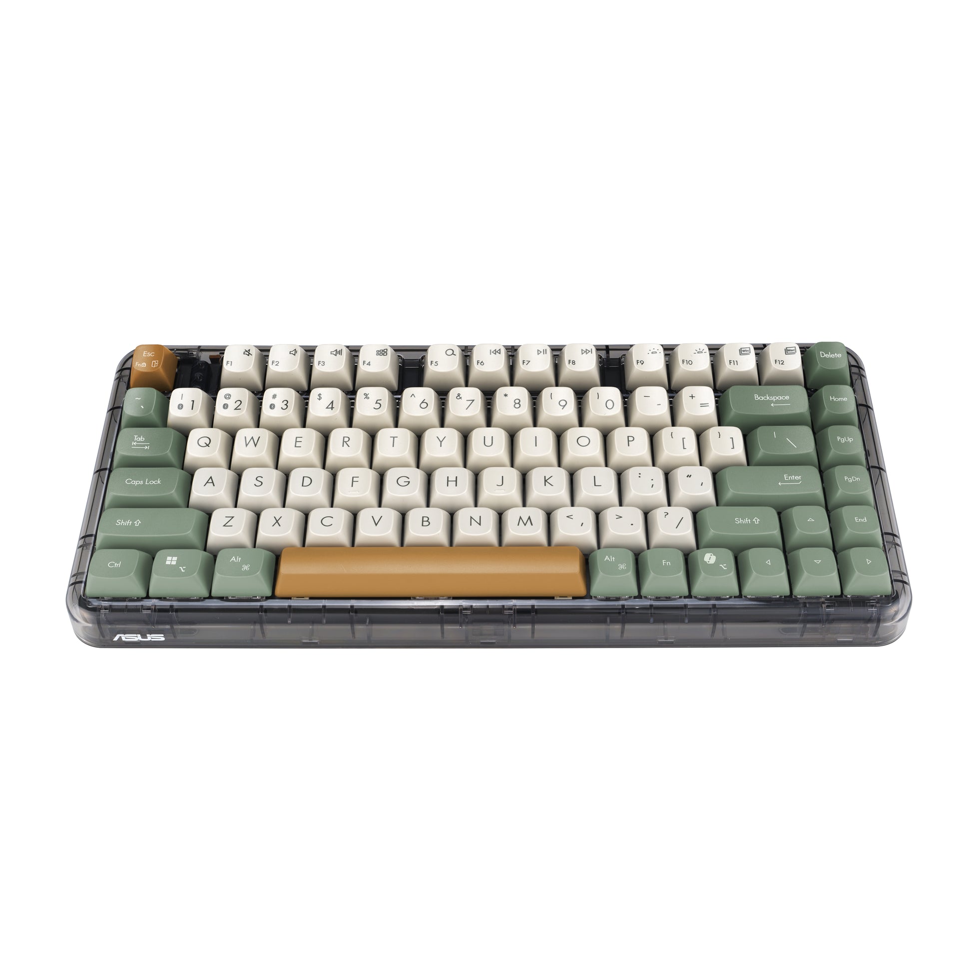 ASUS Jelly75 KD201 – Tastatur 75% – Mechanisch – Bluetooth & 2,4 GHz – USB-C – Ohne Ziffernblock – Für Mac