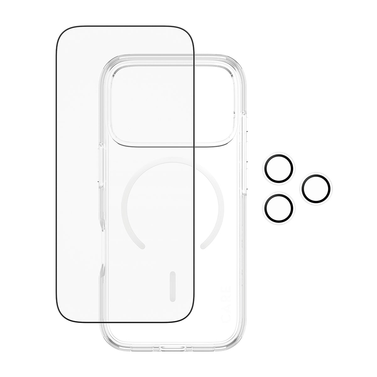 PanzerGlass CARE – Backcover – für Apple iPhone 17 Pro – transparent – MagSafe-kompatibel