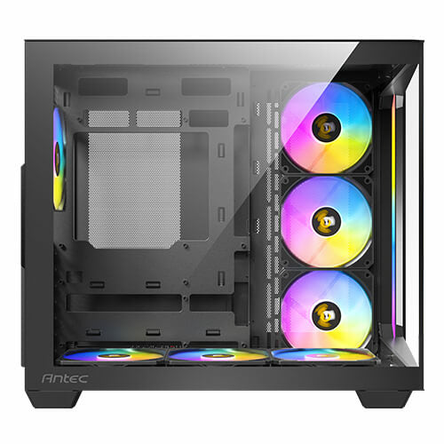 Antec Constellation C5 ARGB – Midi-Tower PC-Gehäuse, 7×ARGB-Lüfter, 270° Glas, USB-C 3.2 Gen 2, Schwarz