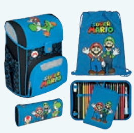 Scooli Schulrucksack-Set 5-teilig, Schmetterling, 19 l, mit Magnetschloss