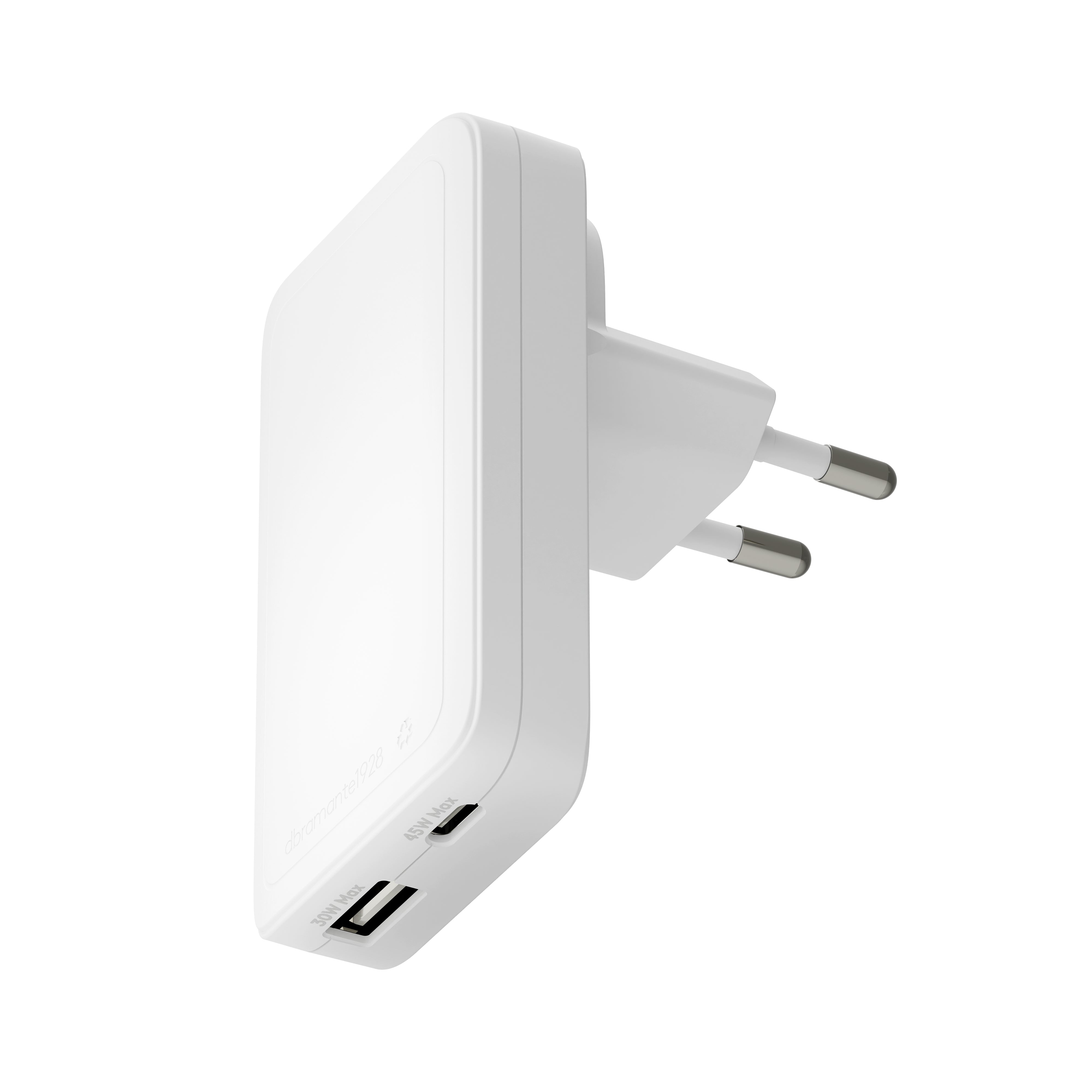 dbramante1928 CHSLEUWH7199 USB-Ladegerät 45 W – USB-C×1, USB-A×1 – weiss