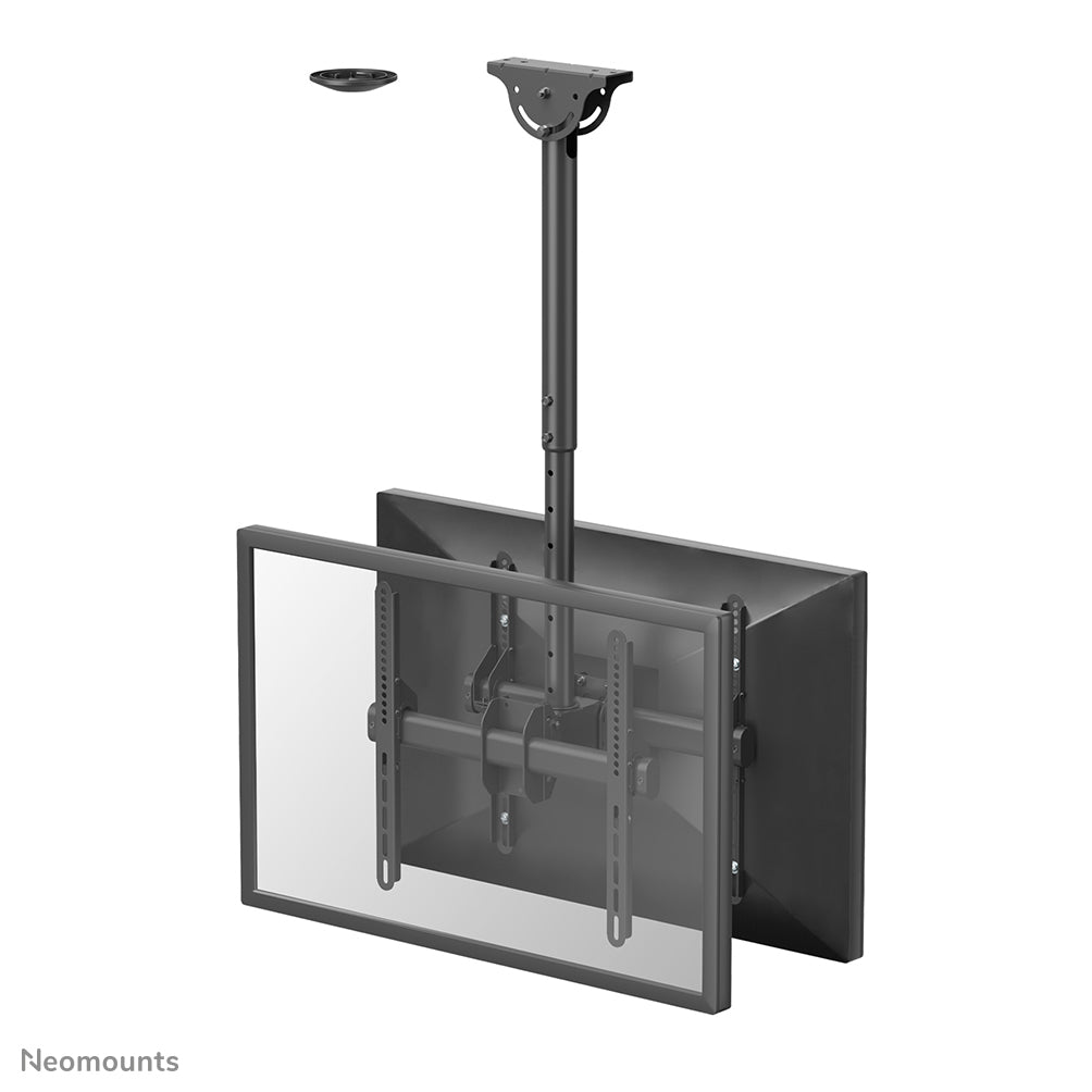 Neomounts Deckenhalterung – Back-to-Back – 32–60" – VESA 200×200–400×400 – bis 45 kg, Teleskopmast