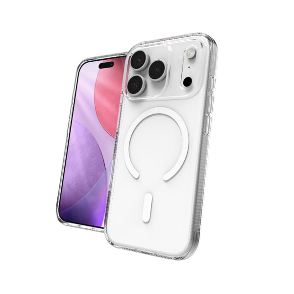 ZAGG Luxe Snap C – Backcover – für Apple iPhone 17 Pro, MagSafe, Transparent, bis 3 m Sturzsicherung