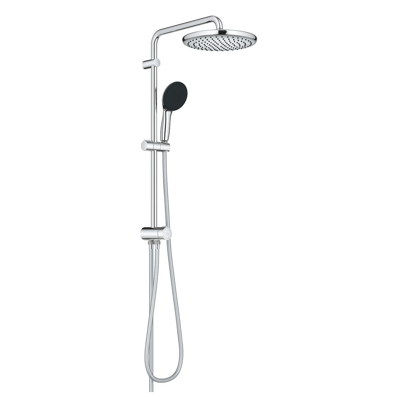GROHE Duschsystem Vitalio Start 250 – 150 cm Schlauch, Metall, Chrom