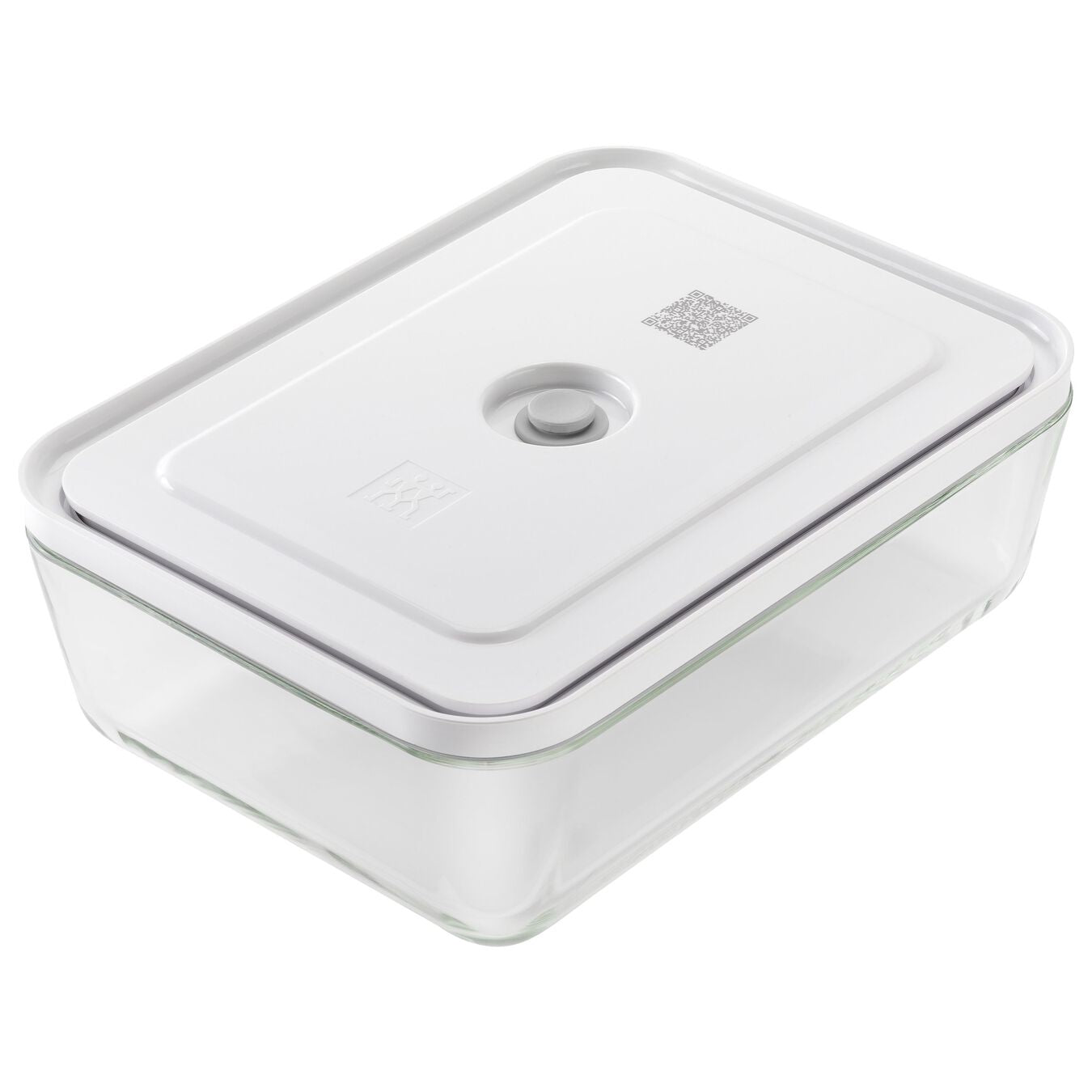 ZWILLING Vakuumbox (Kühlschrankbox) – 2 l, 18,1 × 24,1 × 9,7 cm – für Kühlschrank, Glas
