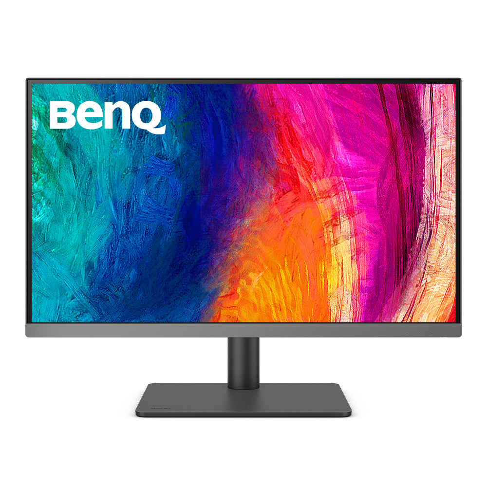BenQ PD2706U – Monitor, 27", IPS, 60 Hz, 400 cd/m², KVM, USB-C, Lautsprecher, VESA 100 × 100, Schwarz
