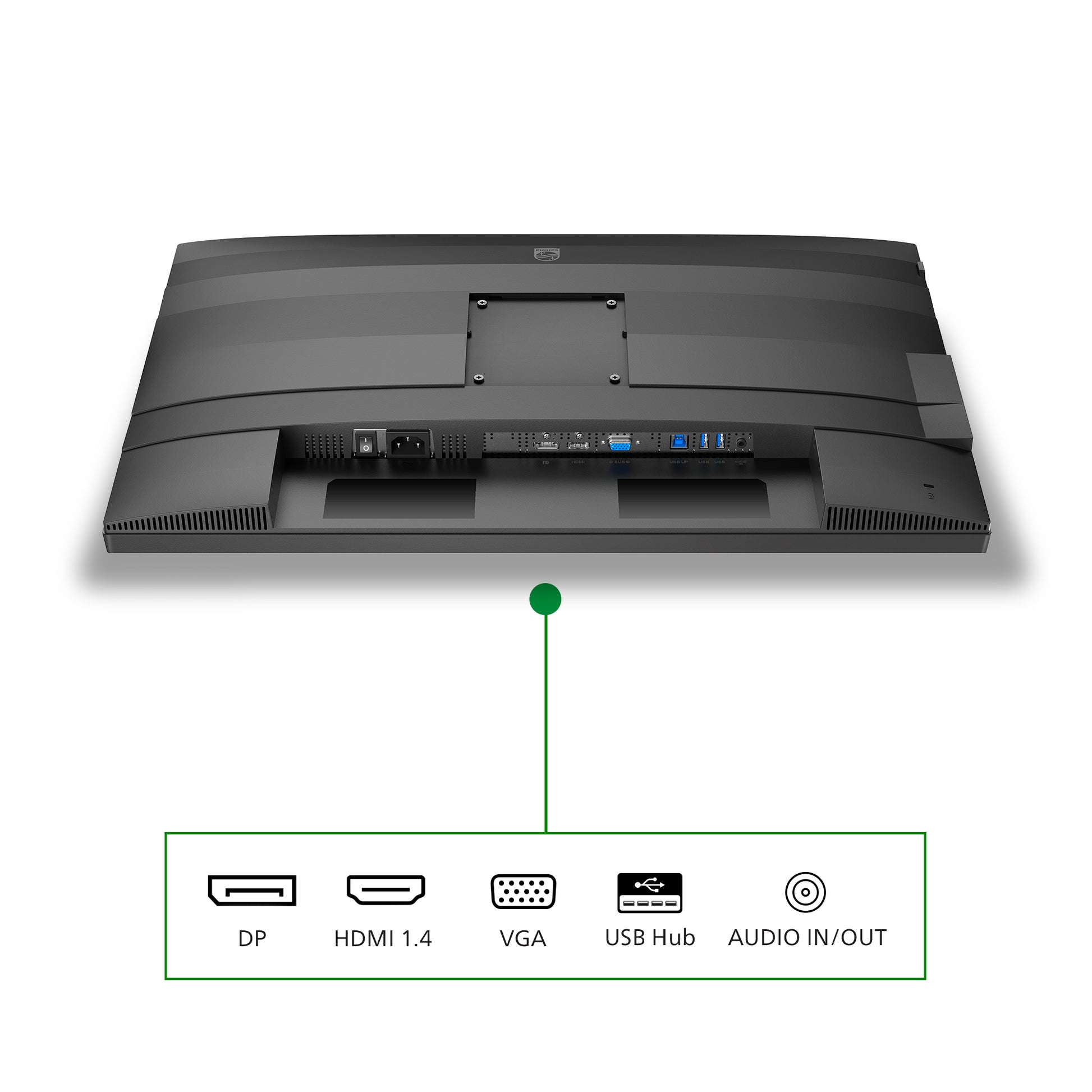 Philips 27B2G5200/00 – Monitor, 27", IPS, 75 Hz, 300 cd/m², Lautsprecher, Adaptive Sync, VESA 100 × 100, Grau