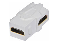 Lindy HDMI Kuppler 90° – Weiss