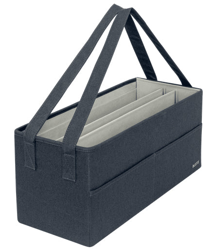 Leitz Umhängetasche 64440089 – Stoff, Schwarz