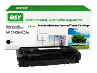 esr 201A (CF400A) Schwarzer Toner – Kompatibel – 1'500 Seiten – für HP