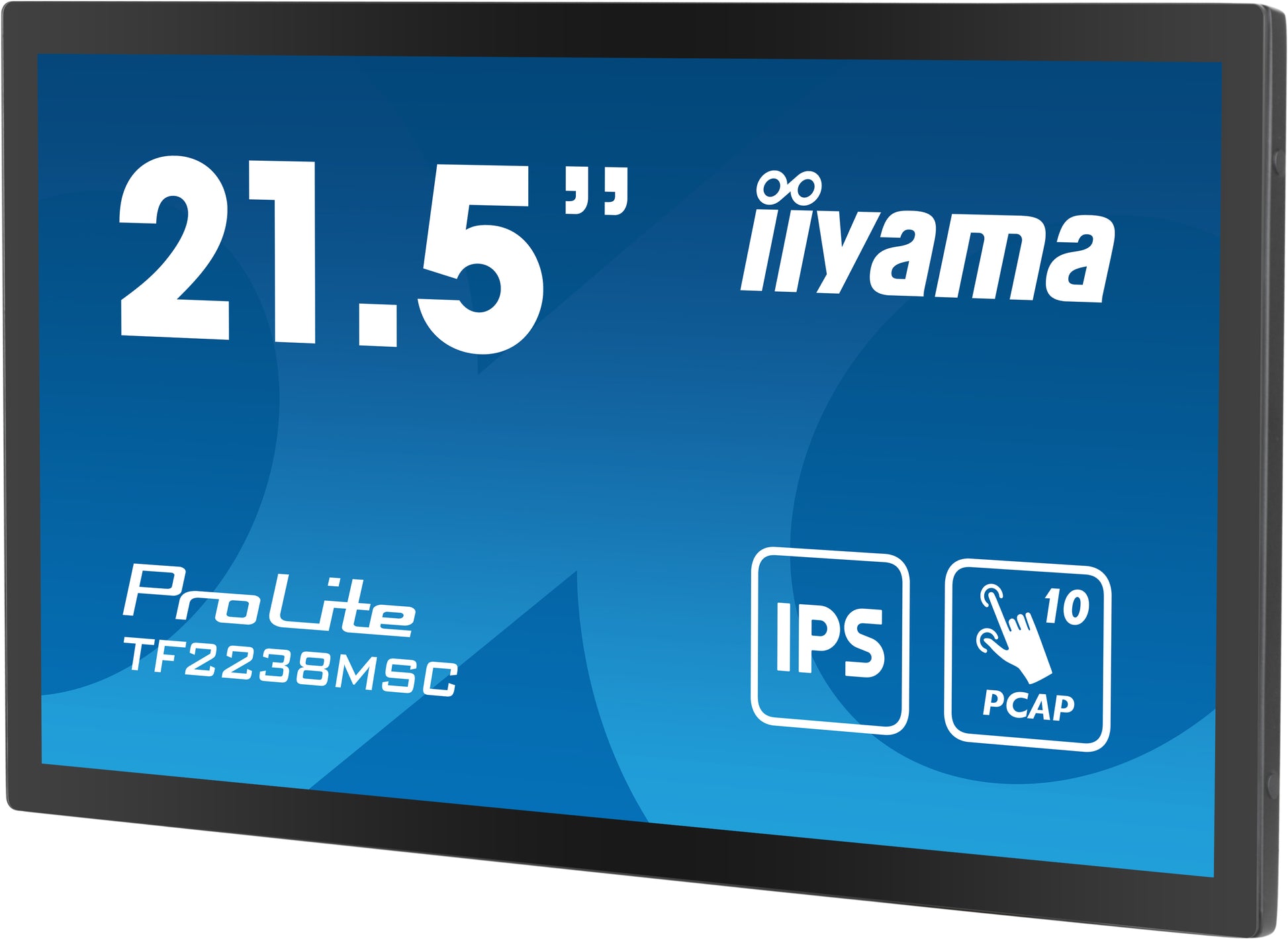 iiyama TF2238MSC-B1 – Interaktives Touch-Display, 21,5", PCAP (10-Punkt), Anti-Fingerprint-Beschichtung