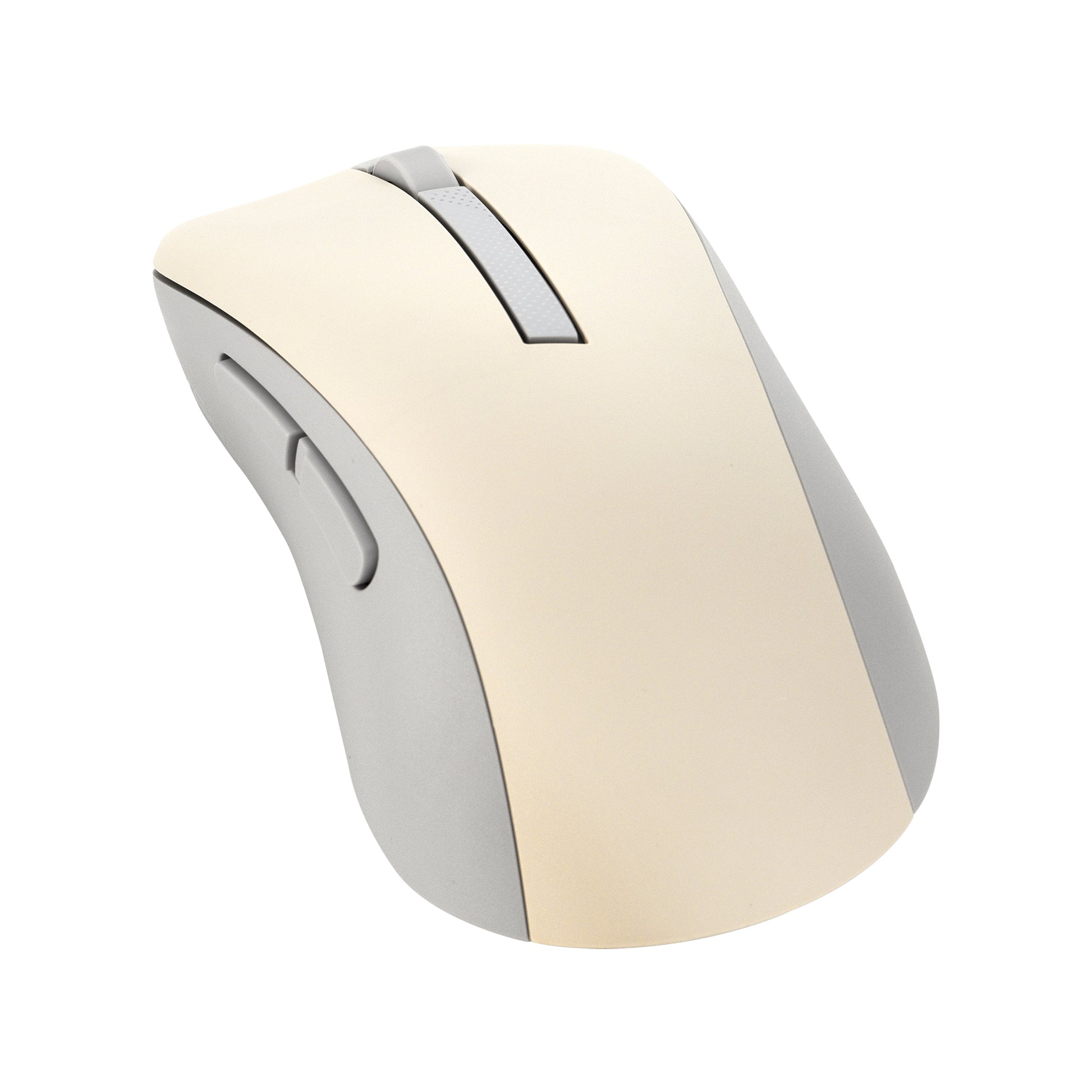ASUS MD102 – Maus – Kabellos (Bluetooth/2,4 GHz), 1600 DPI, rechts, beige