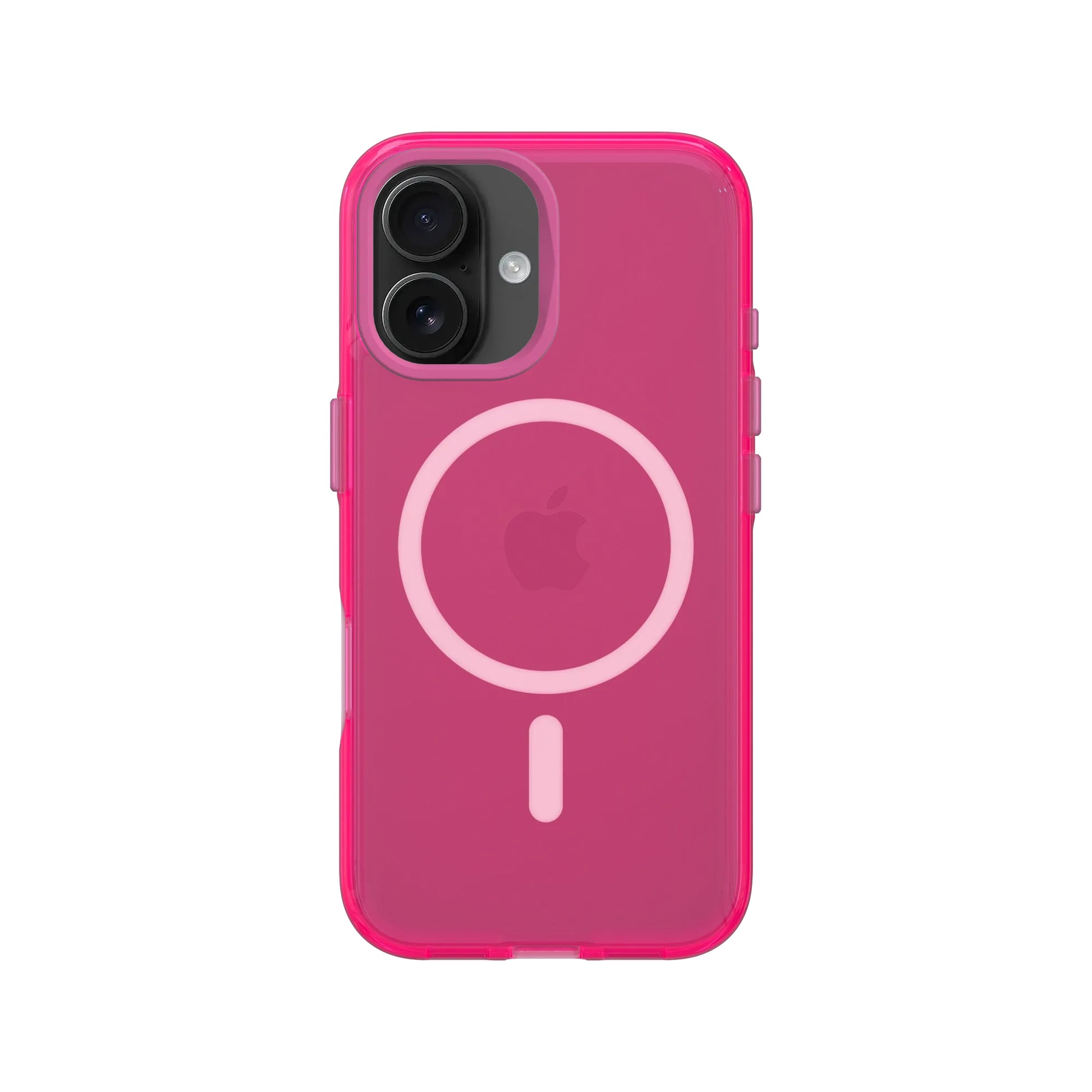 RhinoShield Jelly Tint Backcover – für Apple iPhone 16, Polyester+TPE, Fancy Pink, bis 3,5 m Sturzsicherheit