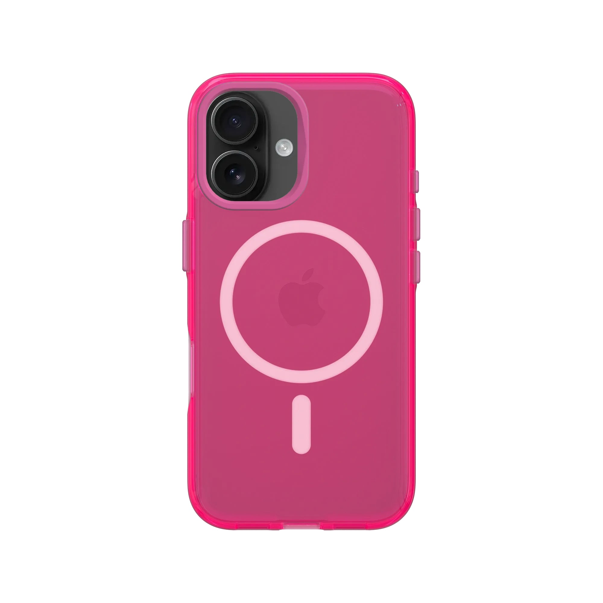 RhinoShield Jelly Tint Backcover – für Apple iPhone 16, Polyester+TPE, Fancy Pink, bis 3,5 m Sturzsicherheit