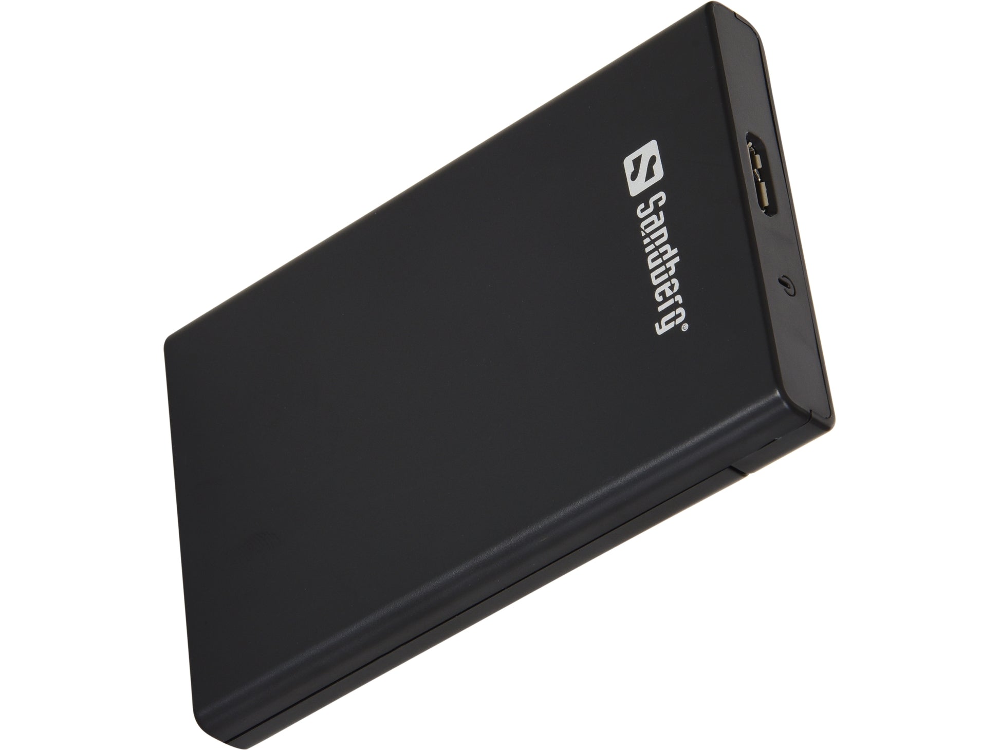 Sandberg HDD/SSD-Gehäuse SATA zu USB – 2,5", USB 3.2 Gen 1 (5 Gbit/s), Micro-USB B, 0,5 m – Schwarz