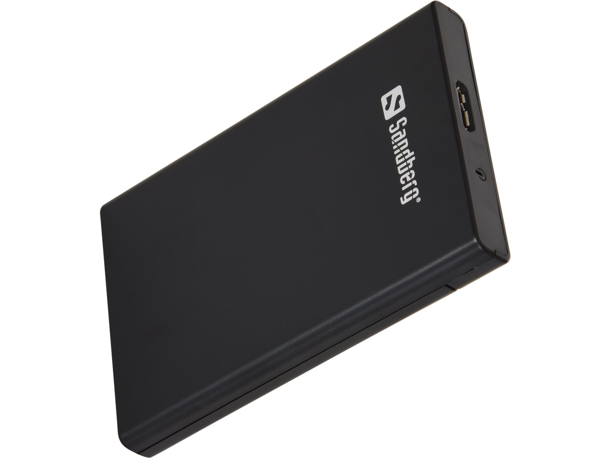 Sandberg HDD/SSD-Gehäuse SATA zu USB – 2,5", USB 3.2 Gen 1 (5 Gbit/s), Micro-USB B, 0,5 m – Schwarz