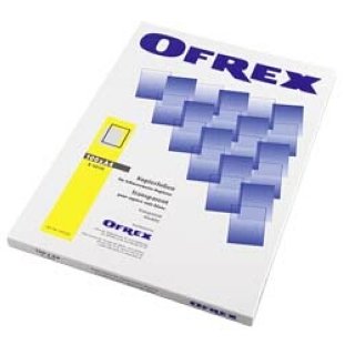 Ofrex Spezialfolie – für Laserdrucker, A4 (210 × 297 mm), 100 Blatt