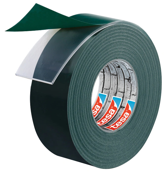 TESA Montageband – 19 mm × 1,5 m, schwarz, für Mauerwerk/Stein, innen, 1 Stk.