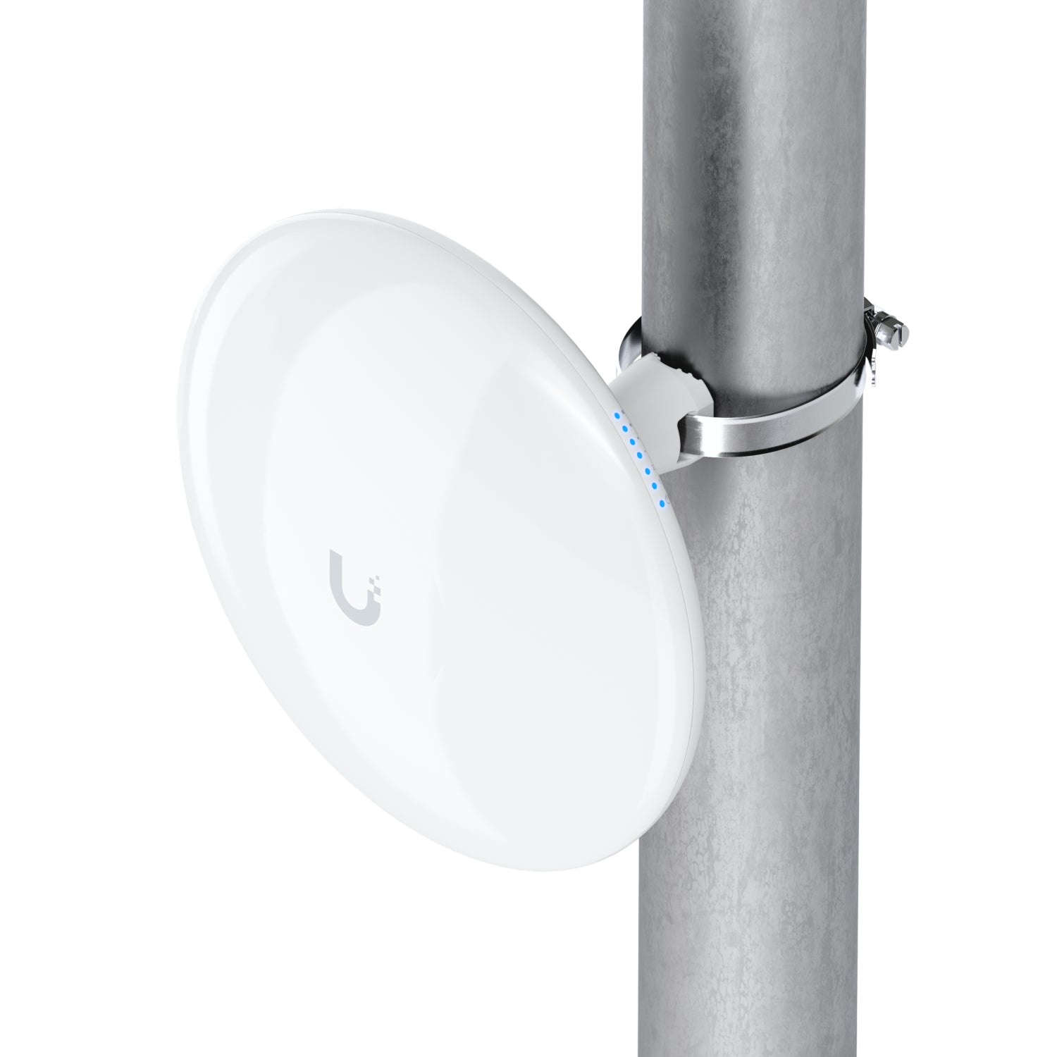 Ubiquiti 5 GHz Funkbrücke, 2× 1GbE, bis 5+ km, 866,7 Mbit/s, PoE+, IPX6, Weiss