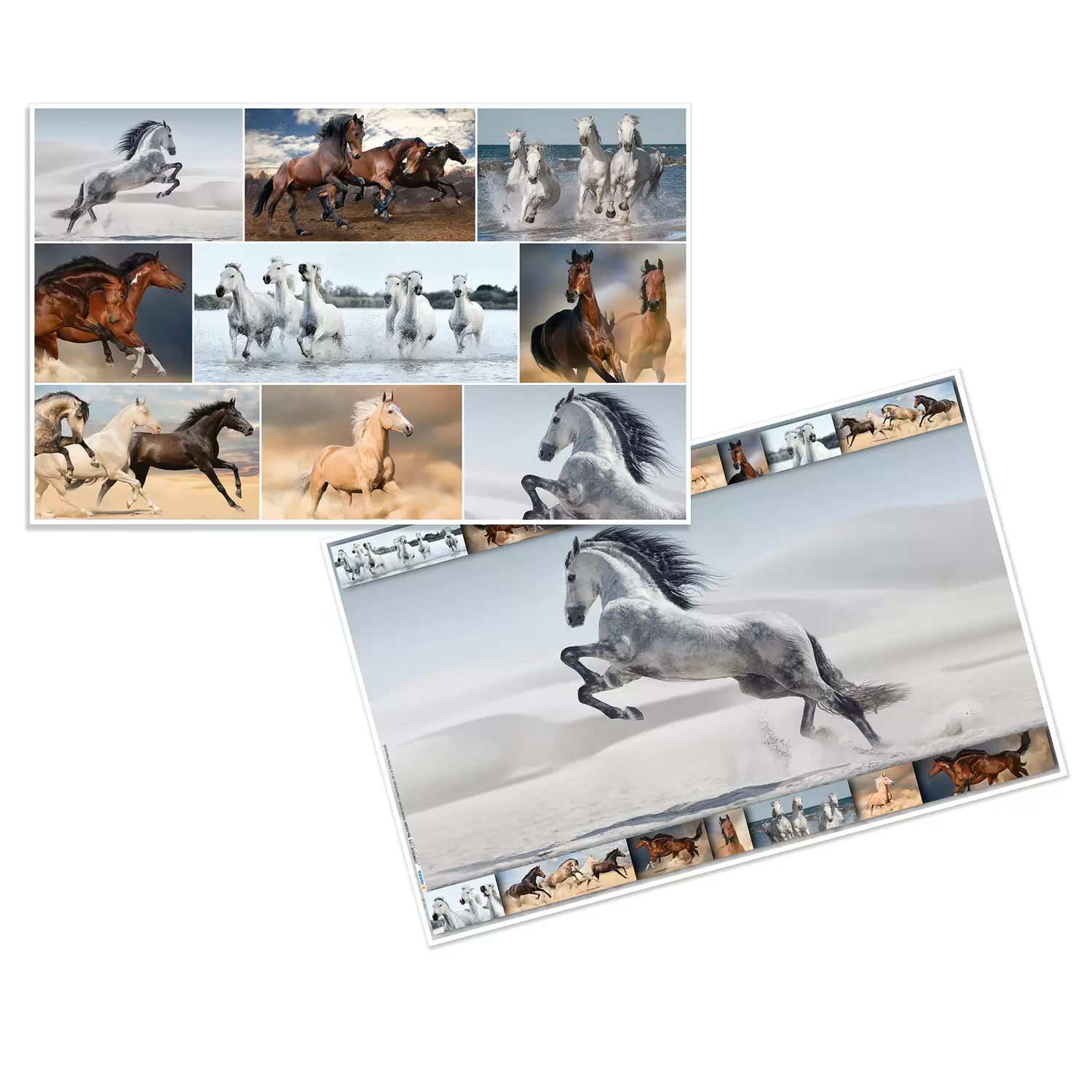 HERMA Schreibunterlage – Pferd – 550 × 350 mm – Kunststoff, rutschfest