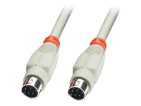 Lindy PS/2 Kabel PS/2 zu PS/2 – 2 m, Grau