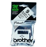 Brother Schriftband – 9 mm × 8 m, weiss, schwarz