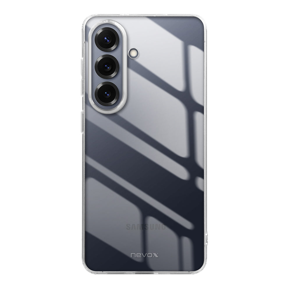 nevox StyleShell Flex – Backcover – für Samsung Galaxy S26, TPU, Transparent