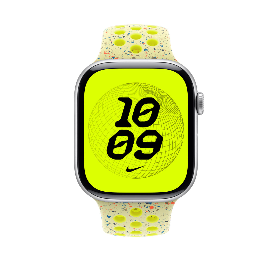 Apple Nike Sport Band – Armband – für Apple Watch 46 mm, Grün, M/L, Polymer