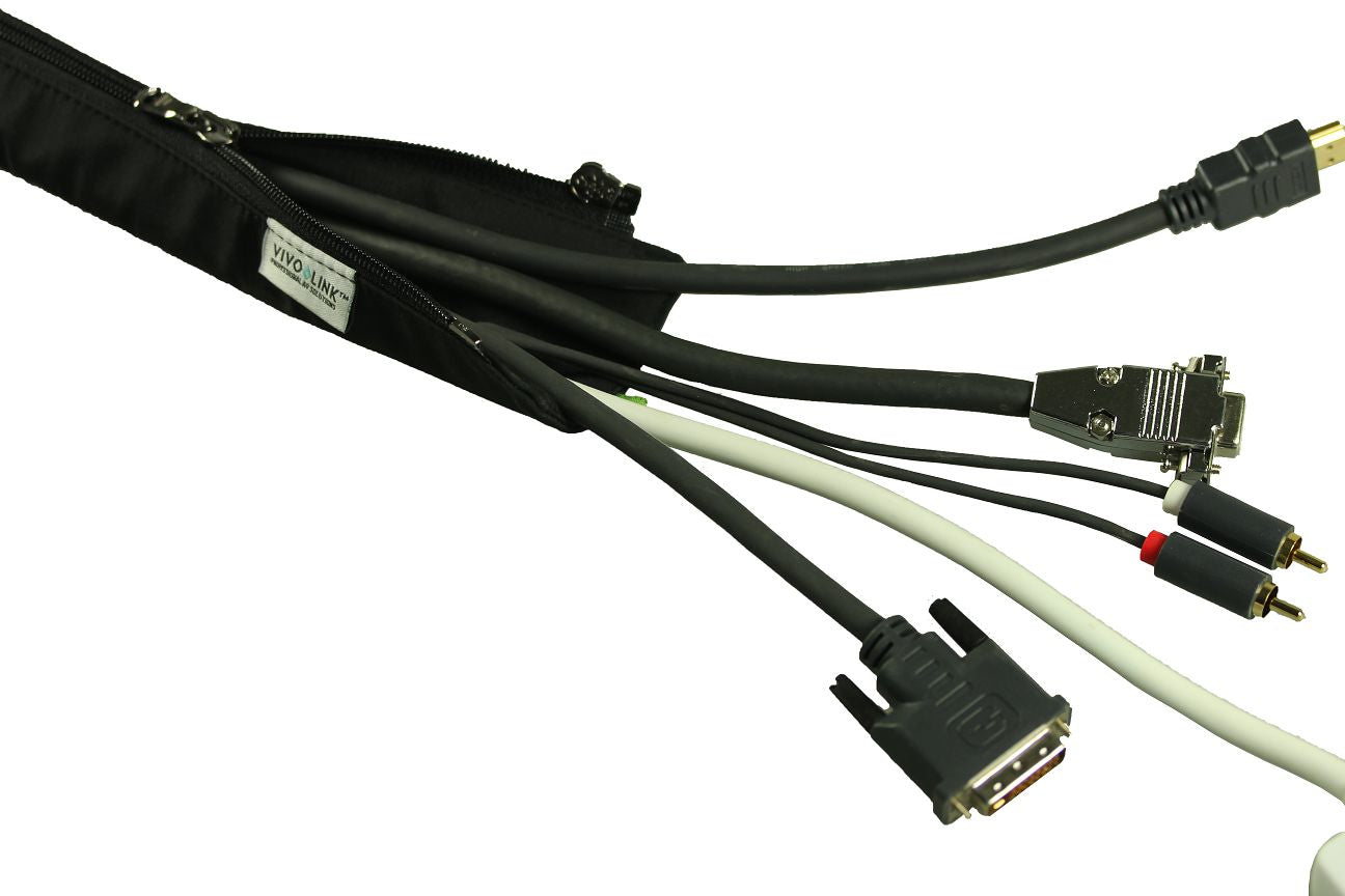 Vivolink Kabelmuffe – 23 cm, Schwarz