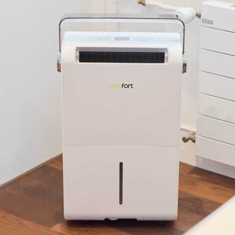 Ecofort Luftentfeuchter ecoQ 35L – 35 L/24 h, bis 85m², Tank 6 l, Hygrostat