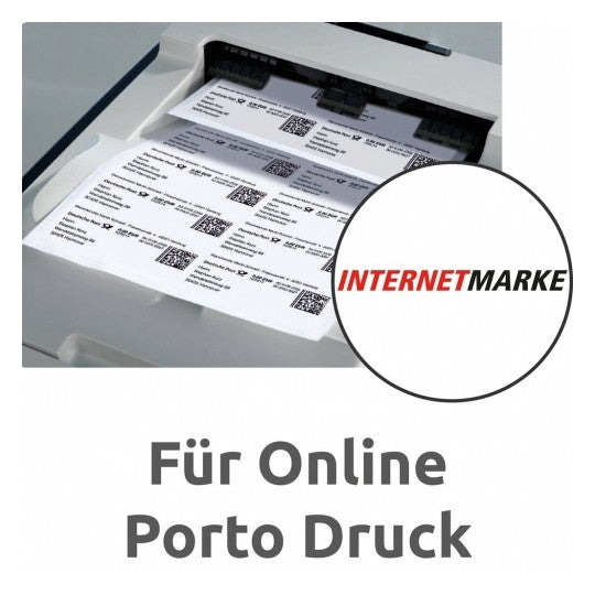 Avery Druckeretiketten, 105 mm × 48 mm, weiss, Papier, permanent, 120 Etiketten (10 Blatt)