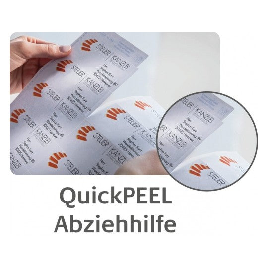 Avery Adressetiketten, 46 mm × 21 mm, weiss, Papier, permanent, 10 Blätter (480 Etiketten)