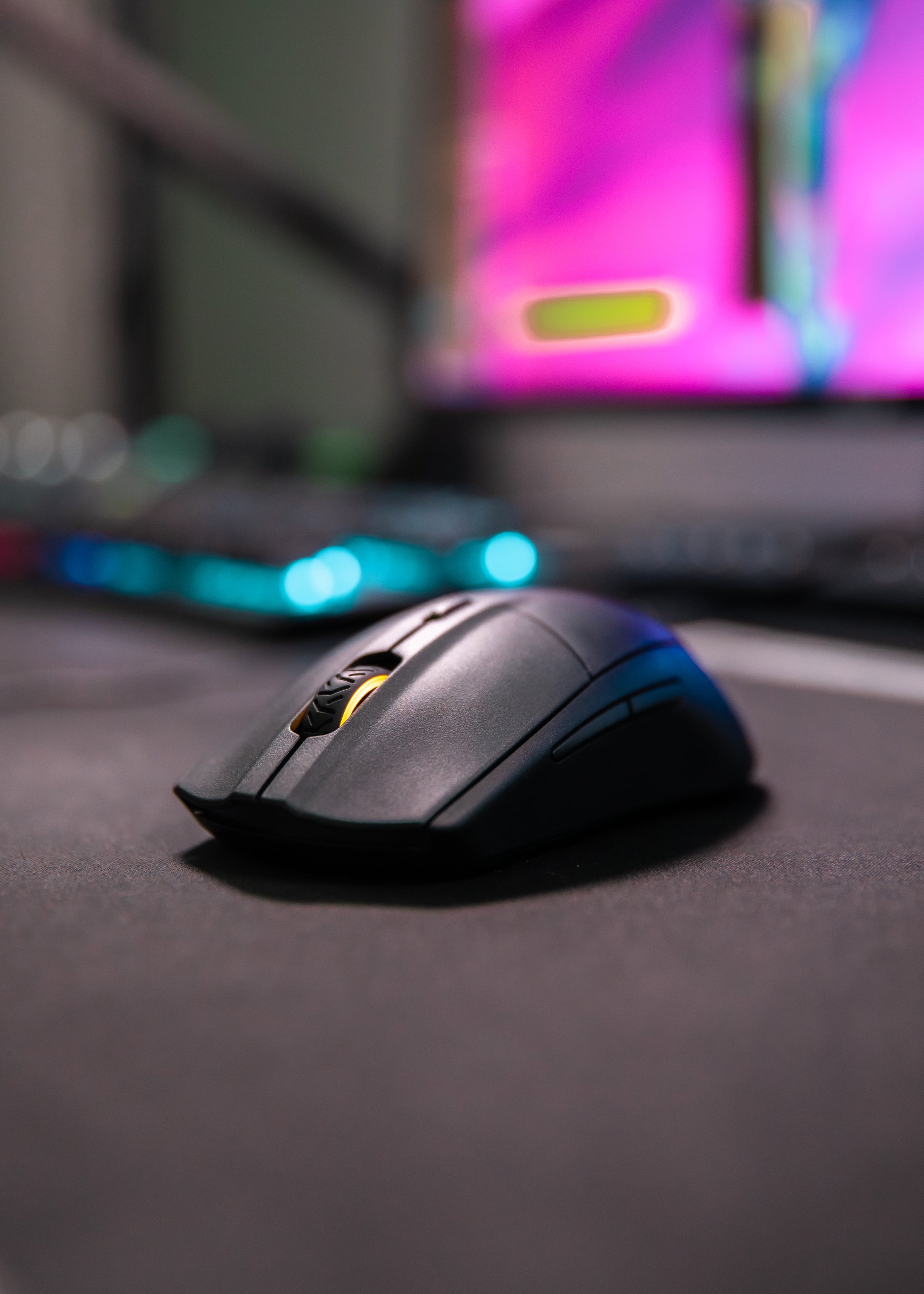 SteelSeries Rival 3 Wireless – Gaming-Maus – Kabellos (Bluetooth/2,4 GHz), 18000 DPI, Rechts, Schwarz