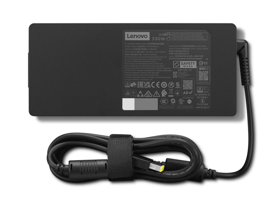 Lenovo Netzteil – 330 W, 20 V – für ThinkStation P3 Tiny Gen 2, ThinkStation P3 Ultra SFF Gen 2 – Schwarz