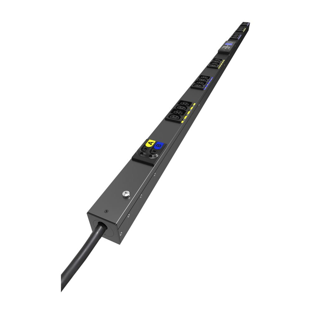Eaton G4 Rack-PDU Metered 0U, 1-phasig 7,4 kW, (12×C13 + 12×C39), 3 m – schwarz