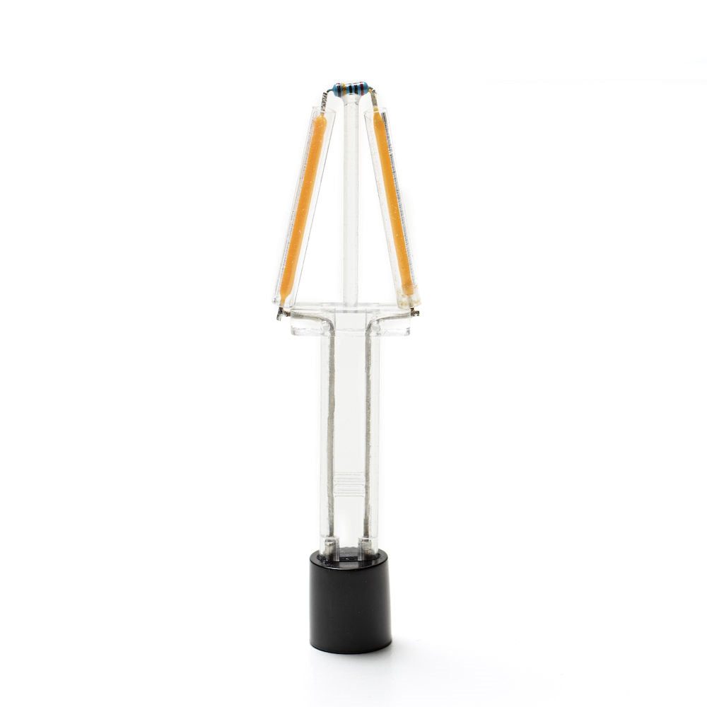Konstsmide Leuchtmittel Spezialform – 46 lm, 0,7 W, Bernstein 1800 K – 2 Stk., Kunststoff