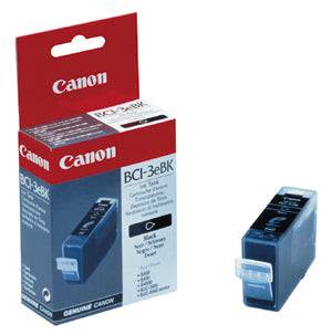 Canon BCI-3EBK Schwarz Tintenpatrone (Original) – 500 Seiten – für PIXMA IP3000/iP4000/iP5000…
