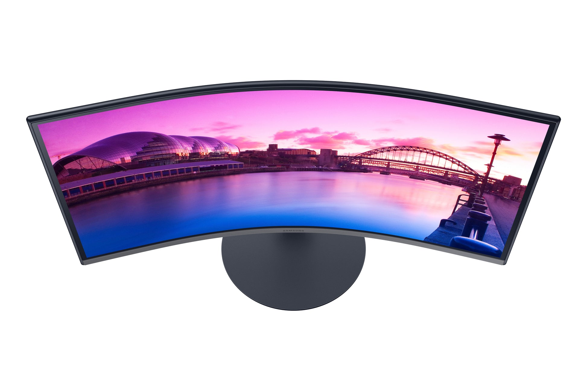 Samsung S27C390Eau – Monitor, 27", VA, 75 Hz, 250 cd/m², AMD FreeSync, Lautsprecher, Schwarz