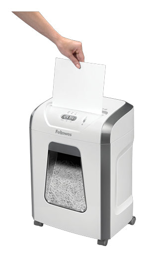 Fellowes Powershred 15C – Aktenvernichter, DIN P-4, Partikelschnitt 4 × 40 mm, 15 Blatt, 19 l