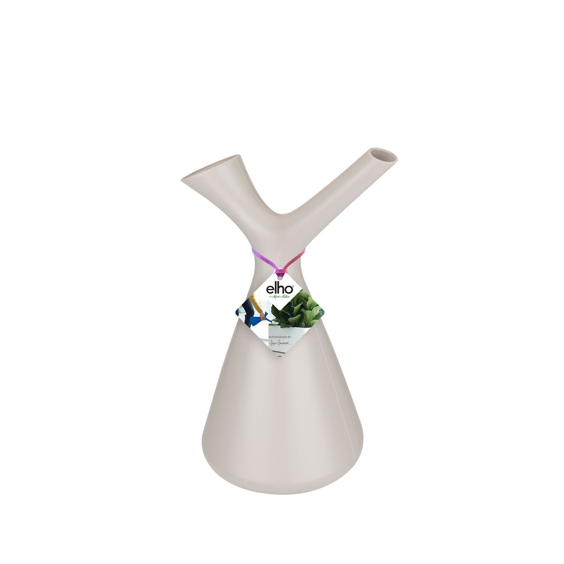 Elho Giesskanne – 1,7 l – Recycling-Kunststoff, Grau, 19,0 × 19,0 × 29,5 cm