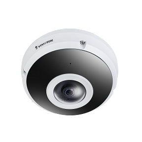 VIVOTEK FE9380-HV Fisheye – 5MP – 180° – PoE – IR 10 m – IP66 IK10