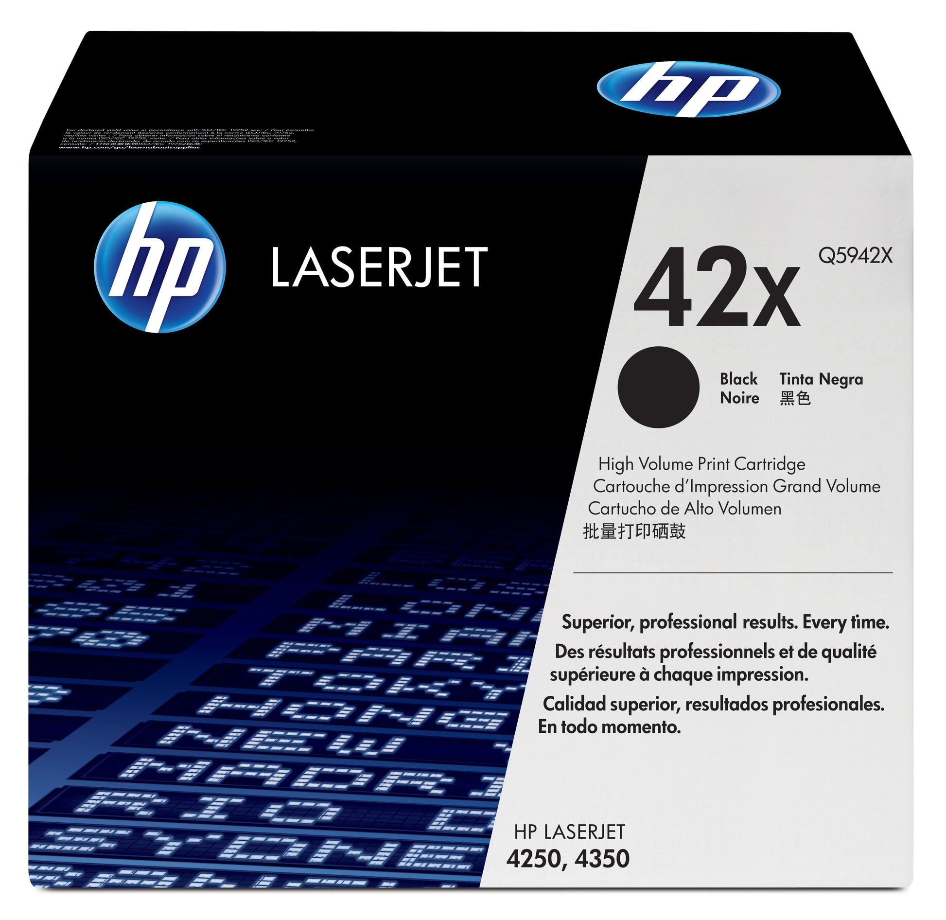HP Toner 42X / Q5942X – Schwarz