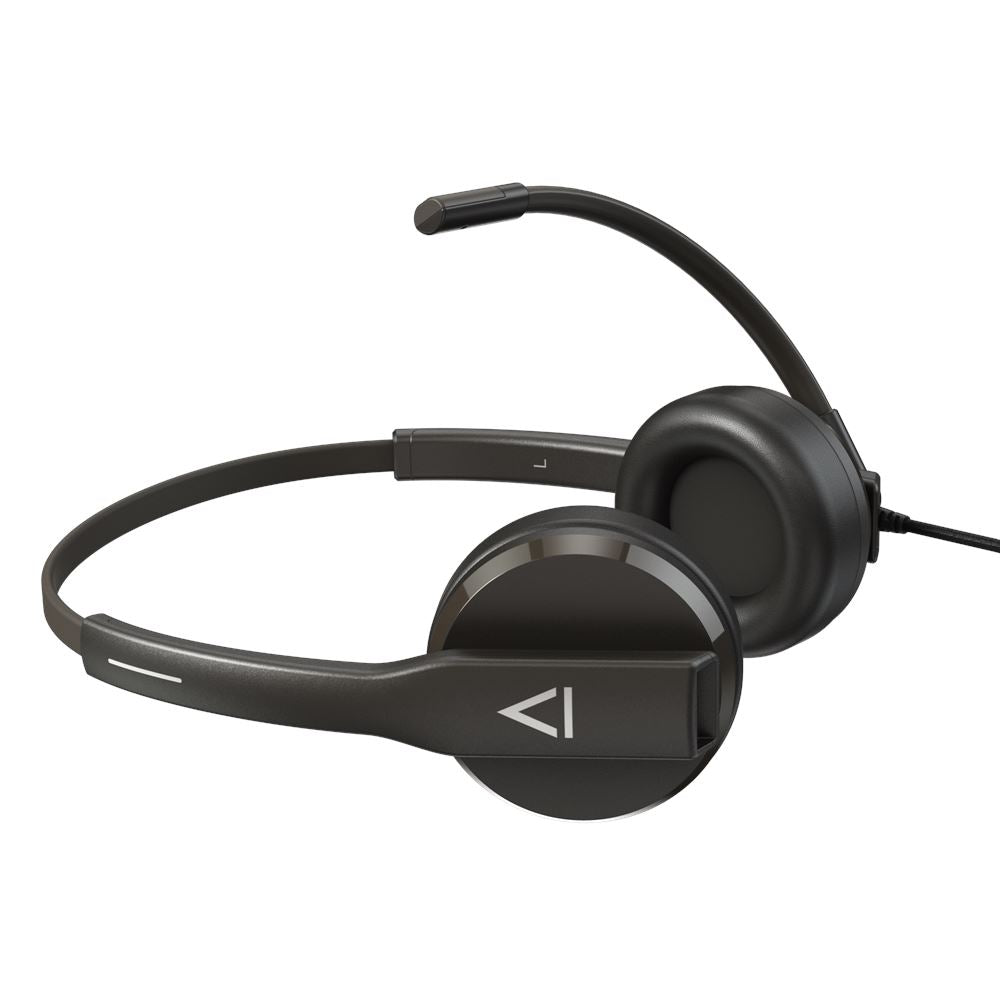 Creative Labs Creative HS-230 Office-Headset – On-Ear, Stereo, Kabelgebunden, 3,5 mm Klinke + USB-A, MS Teams zertifiziert, Schwarz